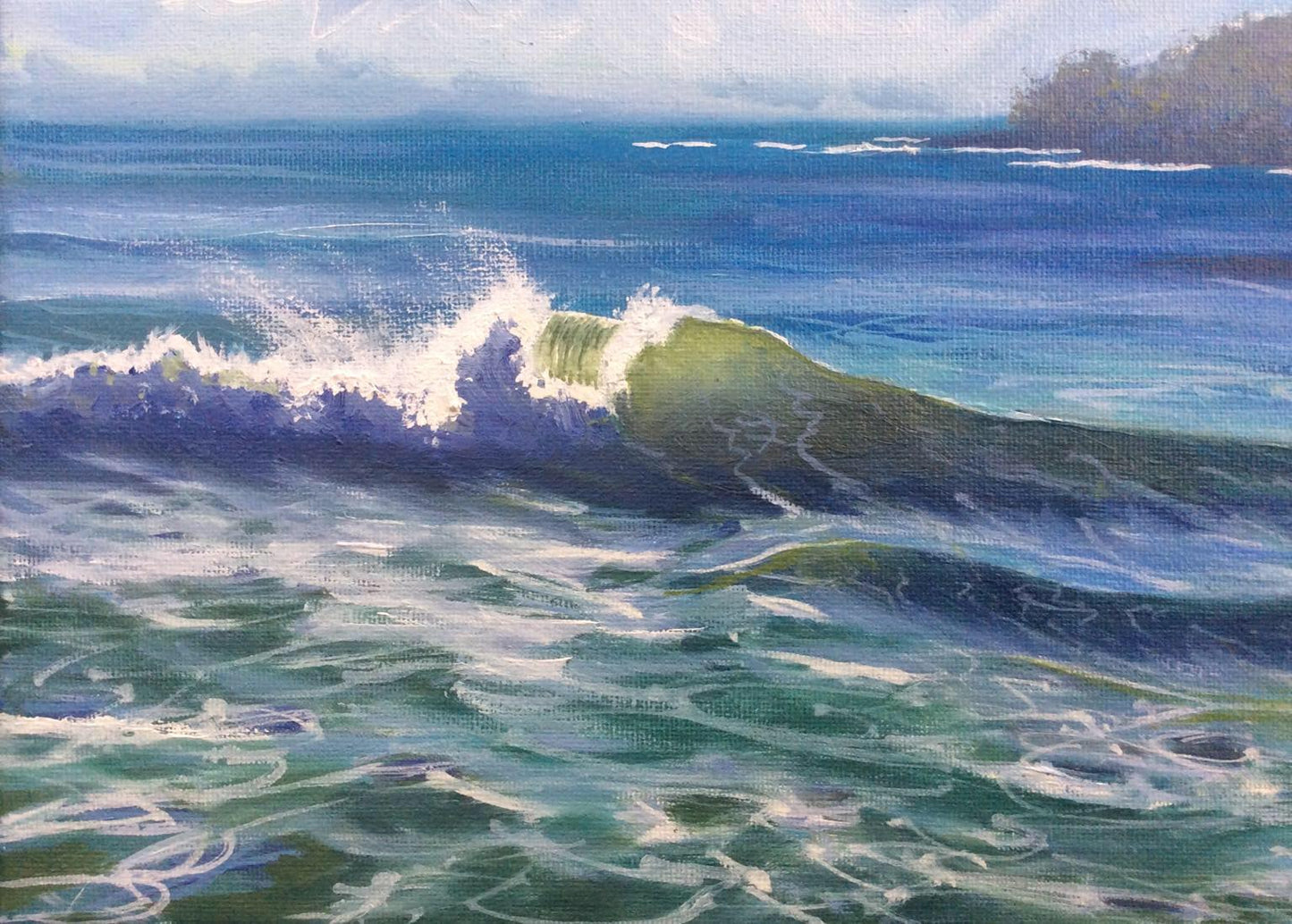 Yamba Wave - Gold Coast Gallery Of ArtAnne Strambi