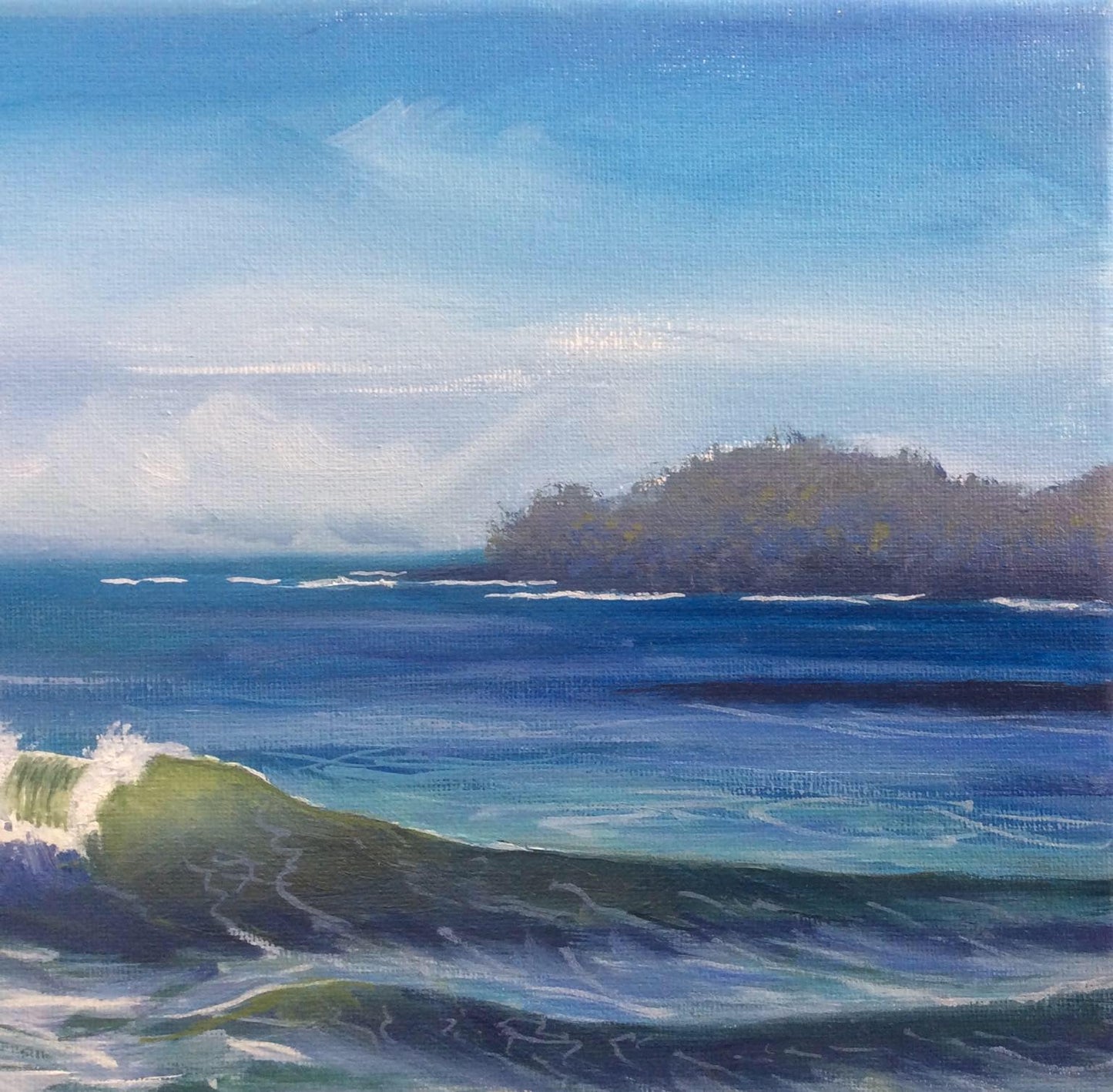 Yamba Wave - Gold Coast Gallery Of ArtAnne Strambi