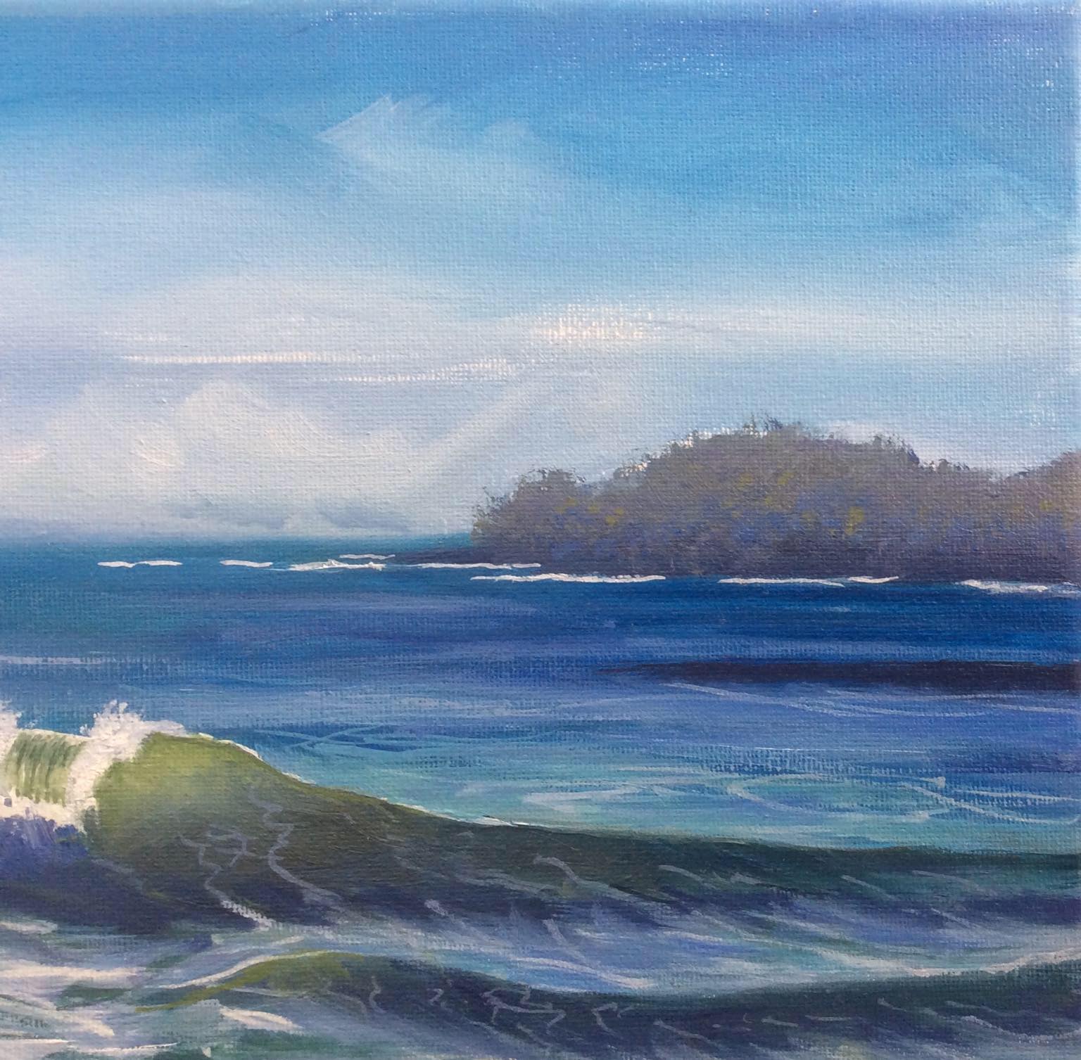 Yamba Wave - Gold Coast Gallery Of ArtAnne Strambi