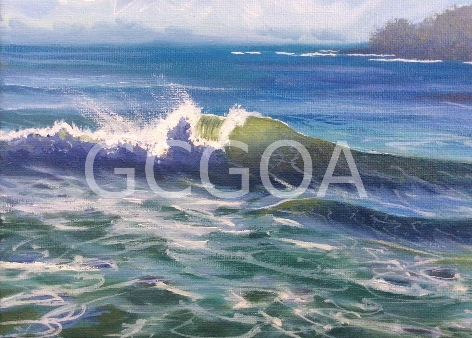 Yamba Wave - Gold Coast Gallery Of ArtAnne Strambi