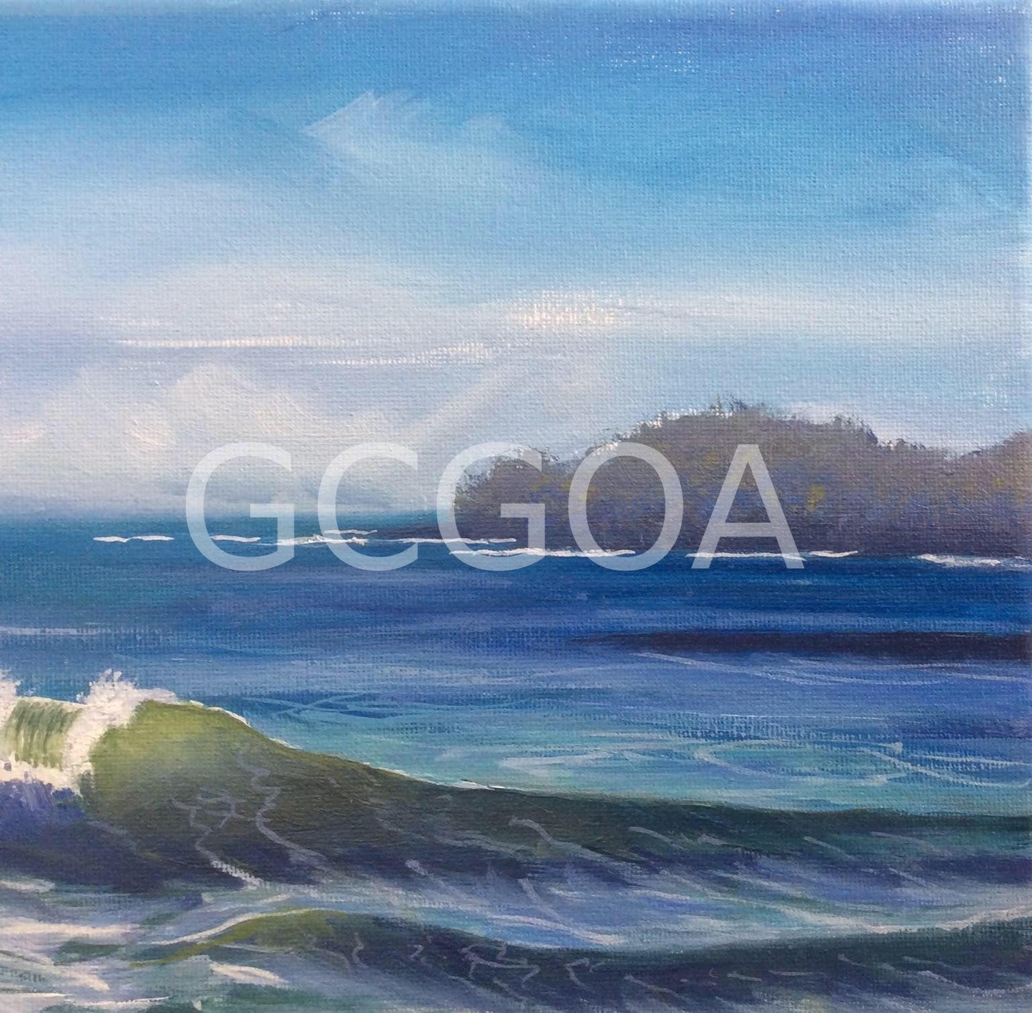 Yamba Wave - Gold Coast Gallery Of ArtAnne Strambi