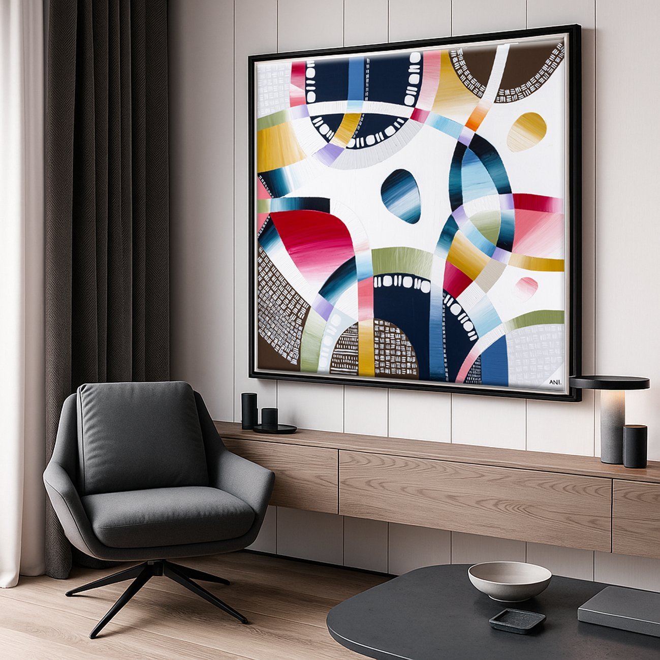 Yarra Walk – Original Painting by Ani Ipradjian - Gold Coast Gallery Of ArtAni Ipradjian