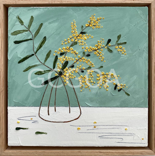 Yellow Wild Bloom - Gold Coast Gallery Of ArtJustine Bartie