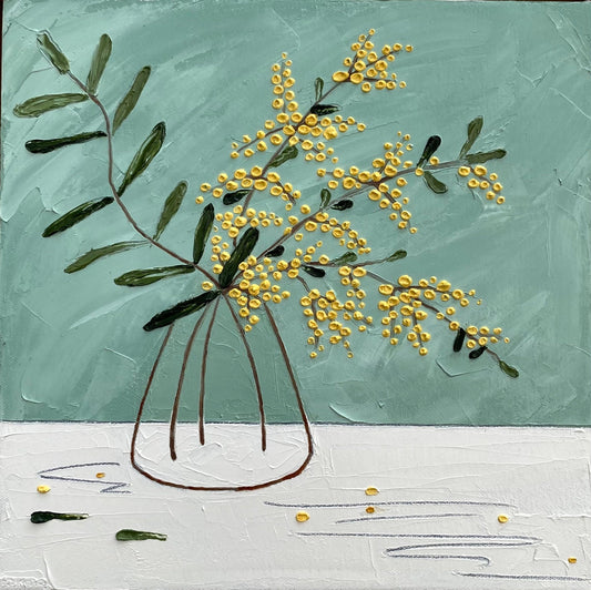 Yellow Wild Bloom - Gold Coast Gallery Of ArtJustine Bartie